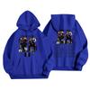 Unisex Casual Hooded Pullover Sweatshirt Long Sleeve Loose Fit Letter Print