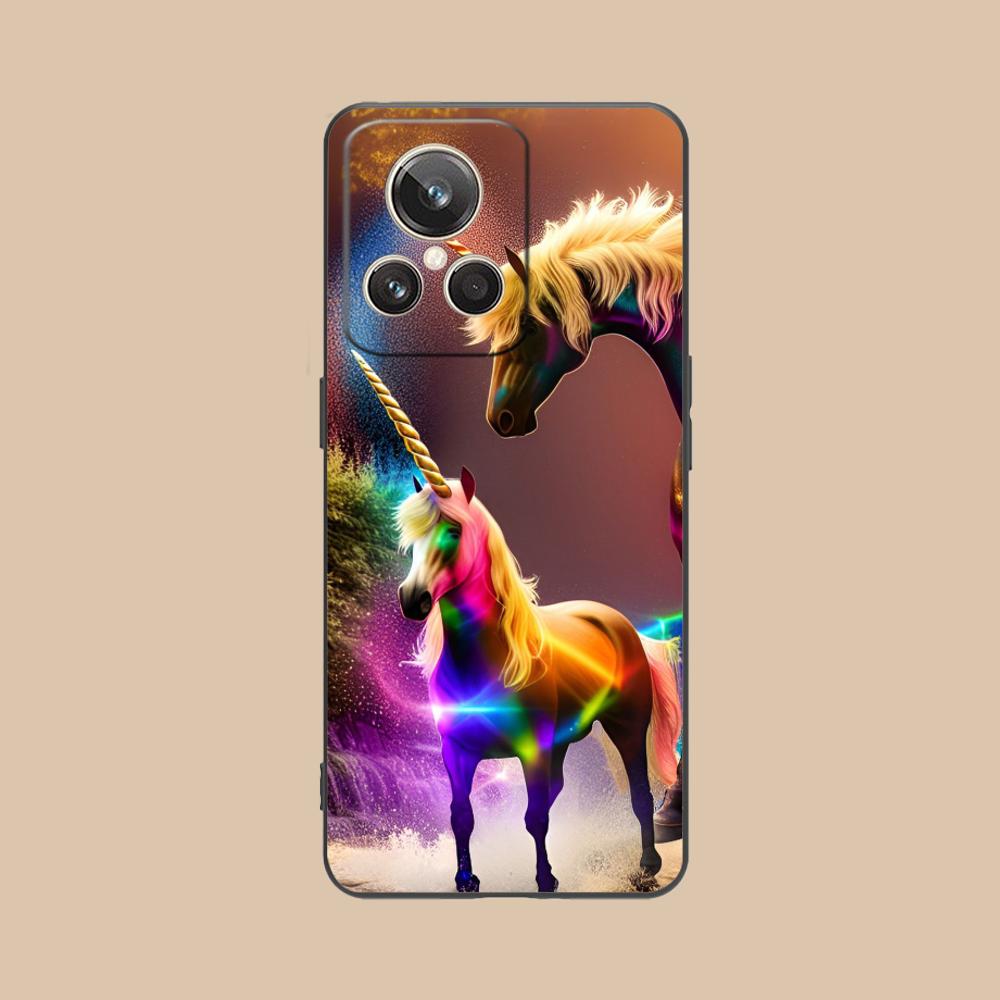 

Fantasy Unicorn Mobile Phone Case for Realme GT 8 Neo Pro C75 73 71 C67 65 C55 53 C35 31 C20 15 Colorful Printing Cover Luxury realme GT8