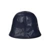 VARZAR VZ Studded Vegan Leather Tulip Hat Navy