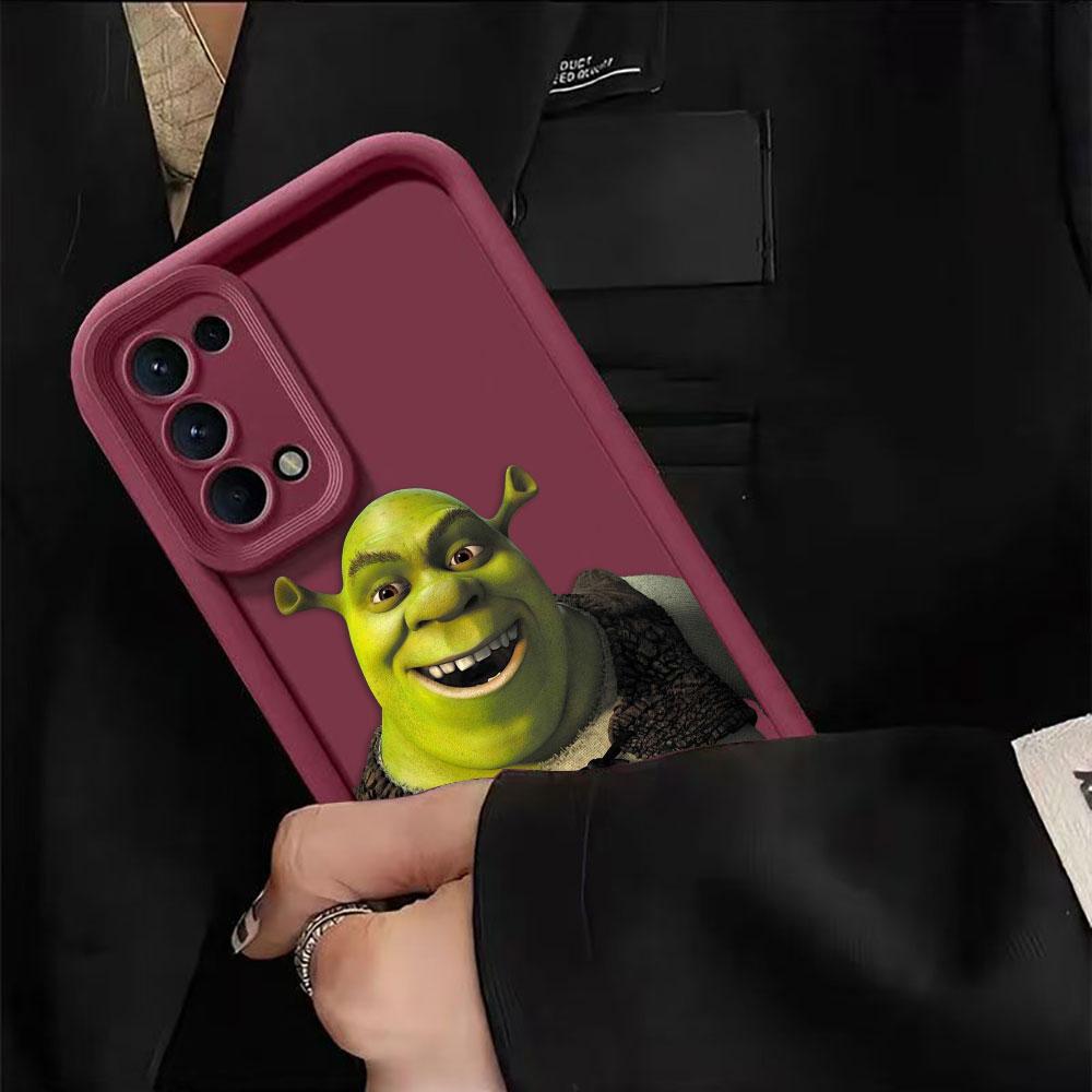 Funny Movie S-Shrek Phone Case For OPPO A6X A3X A5X A5 A54 A55 A57 A58 A53 A72 A73 A74 A95 A92 A93 A94 A98 FIND X3 X5 X8 Cover