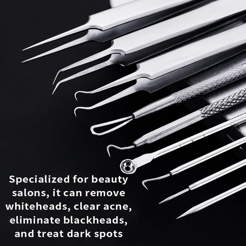 Xiaomi Acne Needle Blackhead Cell Clip Suit Double-Headed Acne Needle Acne Acne Removal Needle Tweezers Precision Acne Clip Acne Tool
