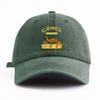 1 Stück gewaschene Baseballkappe mit Kamelprint für Erwachsene, minimalistischer Retro-Stil, lässige, weiche, verstellbare Dad-Kappe, perfekt als Geschenk