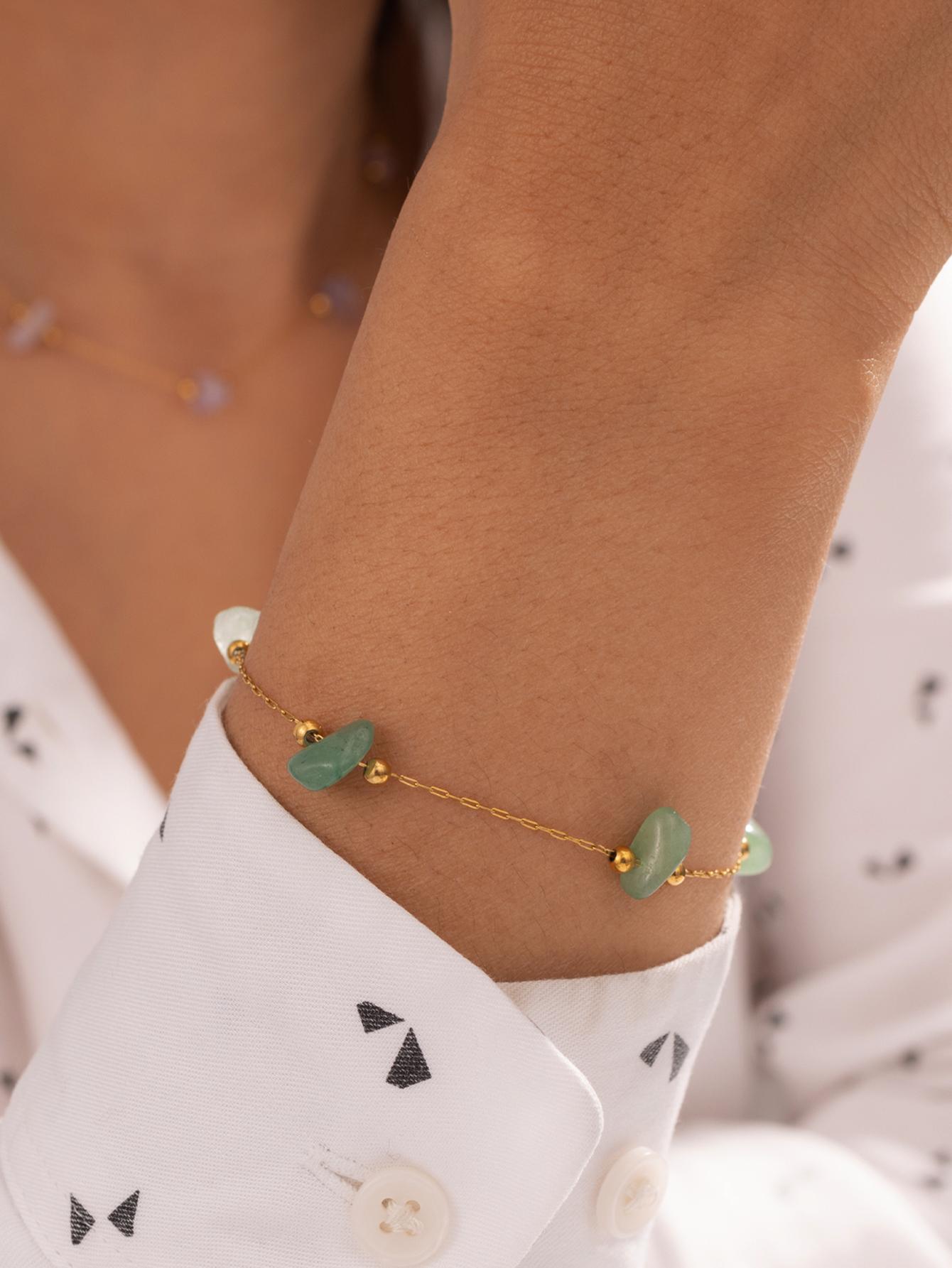 

1 шт. Класичний браслет-намисто з нержавіючої сталі 316L для відпочинку на морі для жінок, пар, для повсякденної прикраси, подарунок для вечірки, аксесуари 18CM