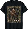 Sjovt Hør Her Hør Her Den Sjove Tante Er Ankommet Ridderkat T-shirt