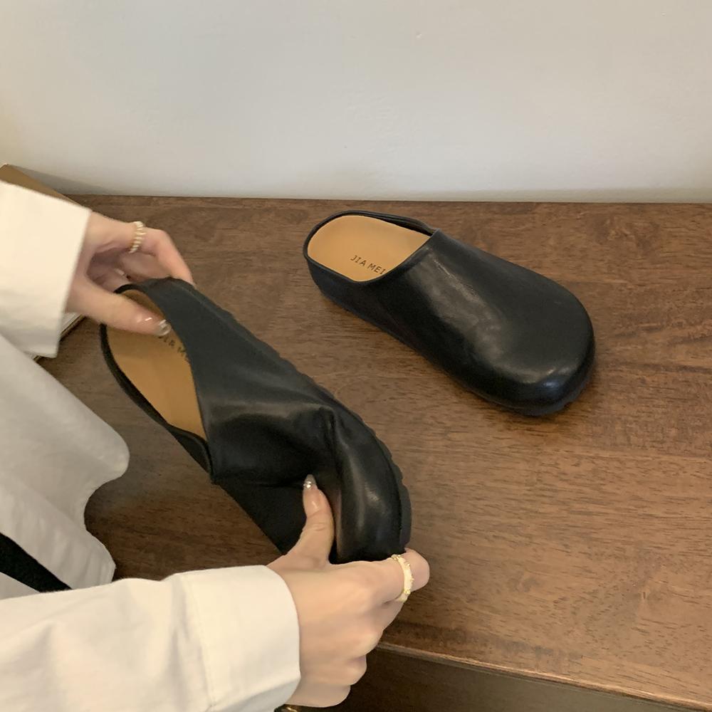 

Женские плоские шлепанцы Лето Новые Уличные Нескользящие Пляжные туфли Женские Повседневные Плоские туфли Комфортные Мягкая подошва Домашние тапочки ленивые 39 чёрный