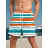 Men's Shorts Creative Colorful 3D Printed Shorts Loose Casual Plus Size Breathable Vacation Style Summer Versatile Shorts