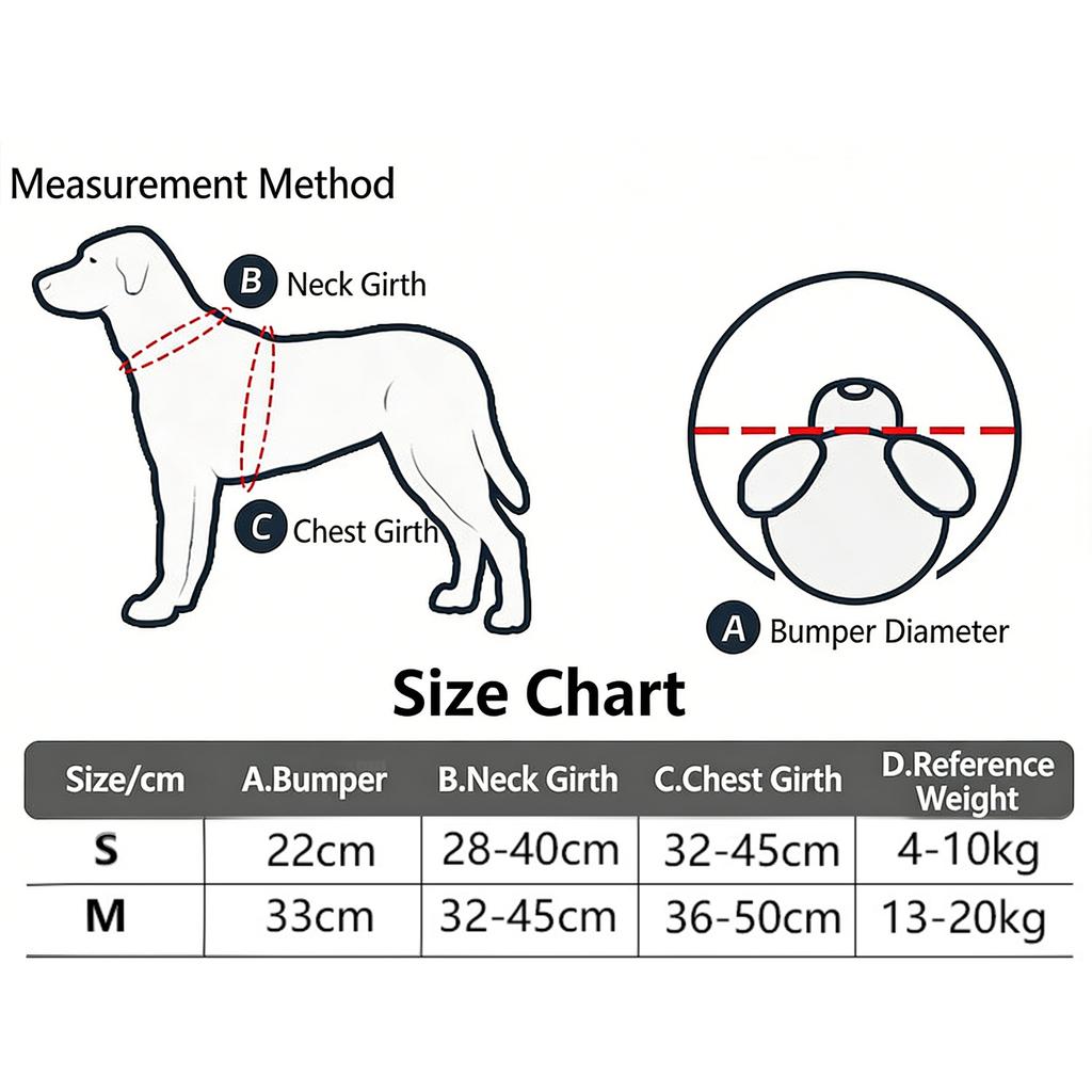 Comfortable Protective Collar Harness Leash Attachment for Blind Dogs to Avoid Collision Polyester for Safety