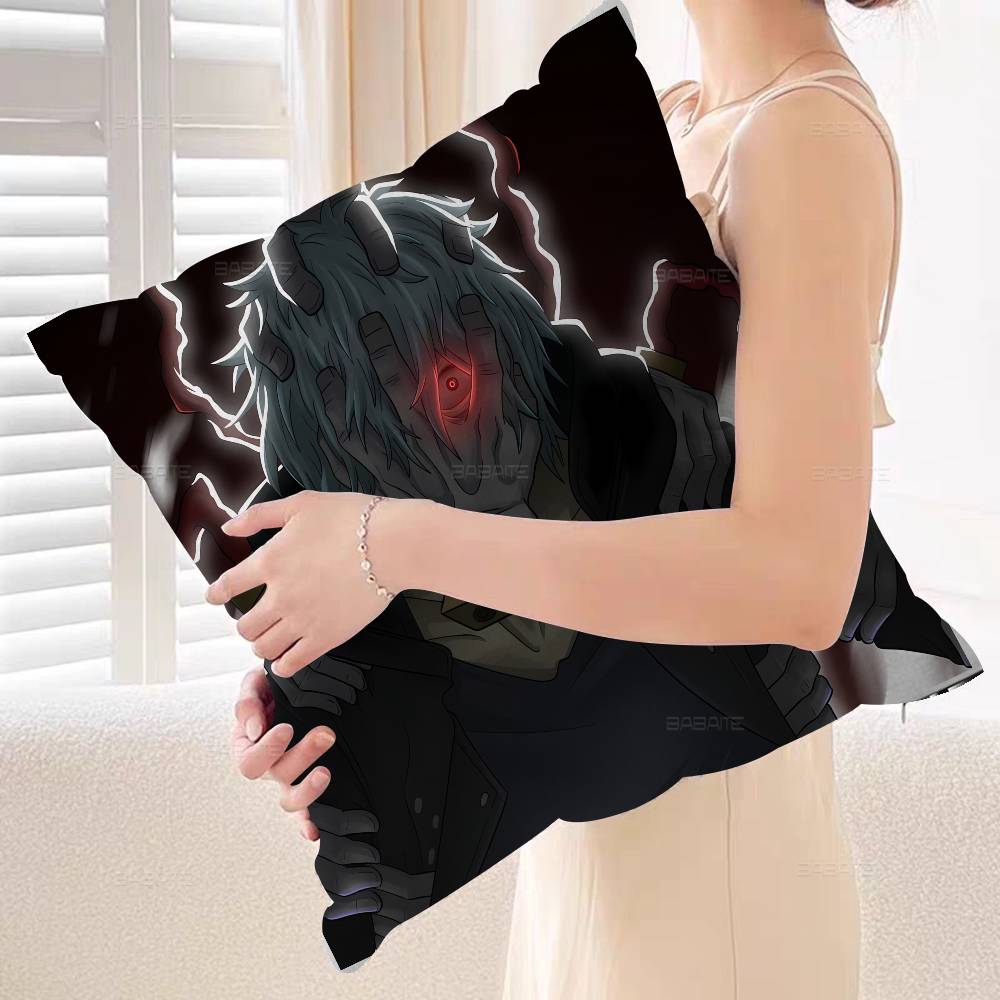 Cartoon Character Tomura Shigaraki Personalized Pillow Cover Kids Bedroom Wild Party Decor Pillowcase kid Birthday shower Gift