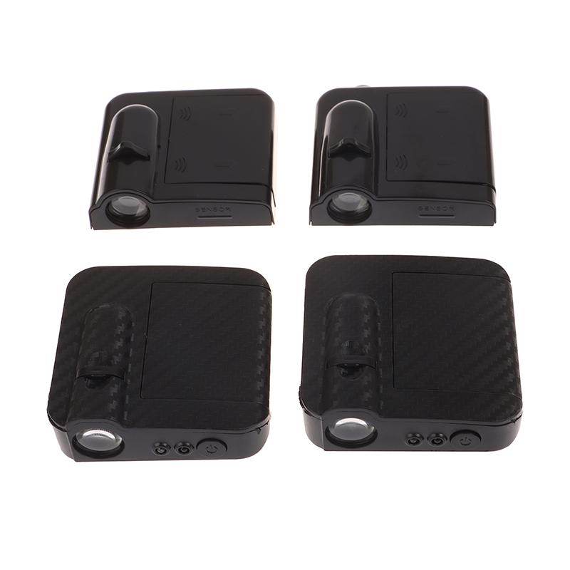 2Pcs Car Angel Wings Wireless Car Door Car Atmosphere Lighting Shadow Projector Lamp Led Decorative Light Cars Accessories