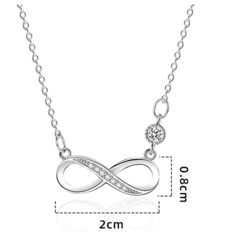 The New Fashion Love Pendant Micro Zircon 8 -character Pendant