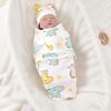 Pure Cotton Newborn Anti-Startle Swaddle & Blanket Set - Spring/Summer Baby Wrap