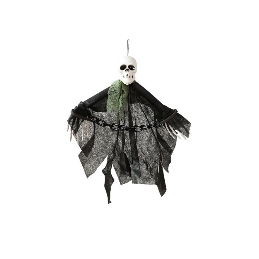 Flying Skull Ghost Pendants Scary Halloween Decoration Hanging Ghost Ghosts Ornaments  Garden