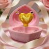Yousheng Heart Shaped Gift Box Novelty Ring Box with Hearts Magical Surprise And Playful Ring Holder Valentine's Day Birthday Holiday Gifts