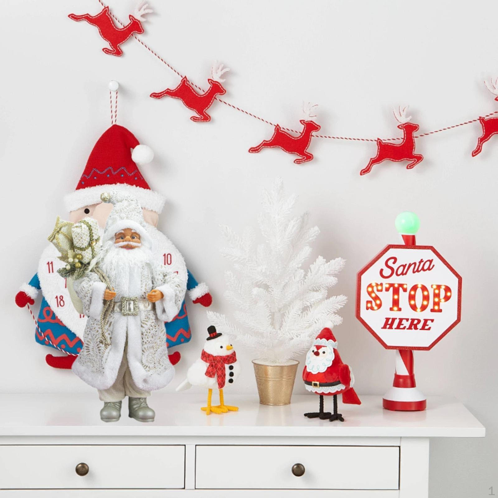 

Фигурка Санта-Клауса для украшения интерьера, традиционная кукла, украшение для офиса, праздники White