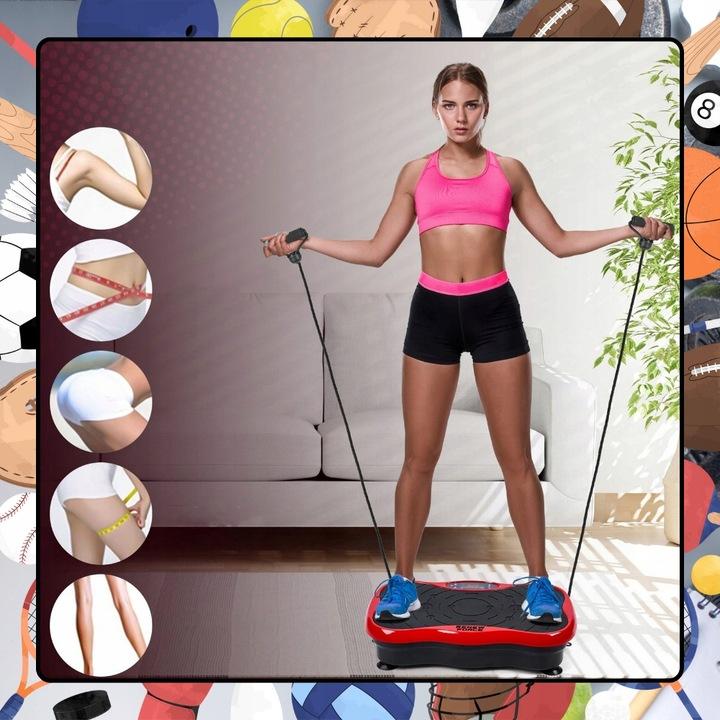 Platforma Wibracyjna Wibrująca Treningowa Masująca Trening Ciała Max 150Kg