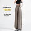 Women's Lightweight Ice Silk High-Waist Wide-Leg Pants