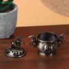 Retro Bronze Horse Embossed Incense Burner, Decorative Alloy Censer with Lid for Stick, Cone & Coil Incense