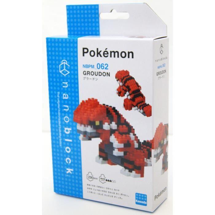 Nanoblock - KAWADA - NBPM-062 - Pokémon - Rouge - Mixte - 6 ans et plus