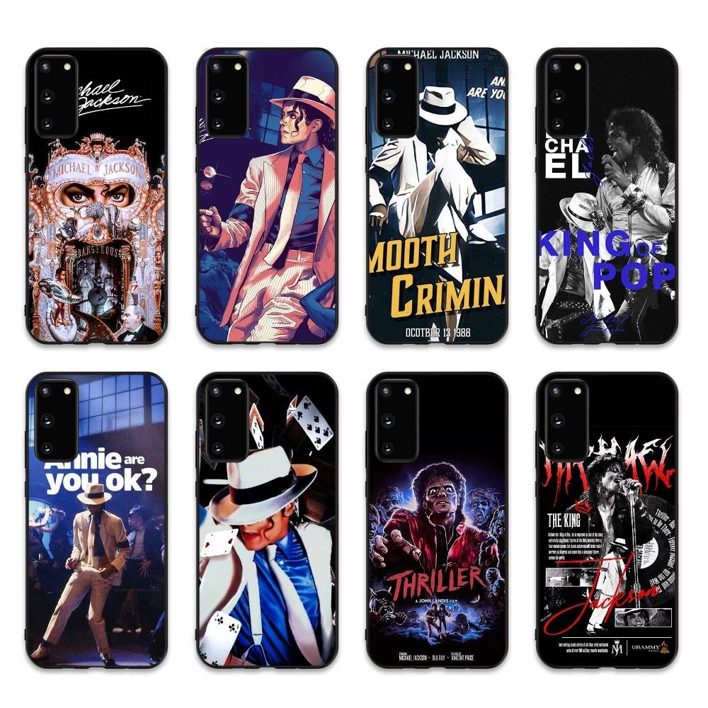 Pop Singer Michael Jackson Phone Case For Samsung S 24 Fe 25 Ultra Plus 20 Lite 21 30 22 23 24 22 Ultra 5G Fundas