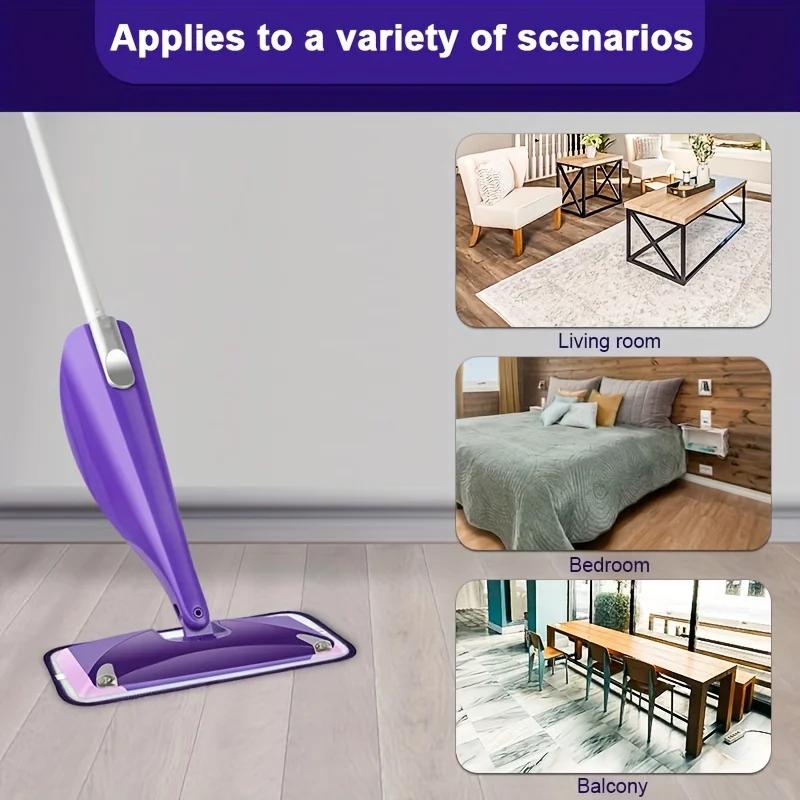 1pc Microfiber Mop Pads-reusable, Strong Absorption, Pet Hair Pickup, Dust and Dirt Grips, Cleaning Accessories,