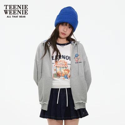 Bear Letter Hooded Sweatshirt