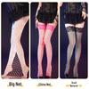 Large Black Mesh Fishnet Stockings - Women's Over-the-Knee Silk In Small, Medium, Large Net Sizes.