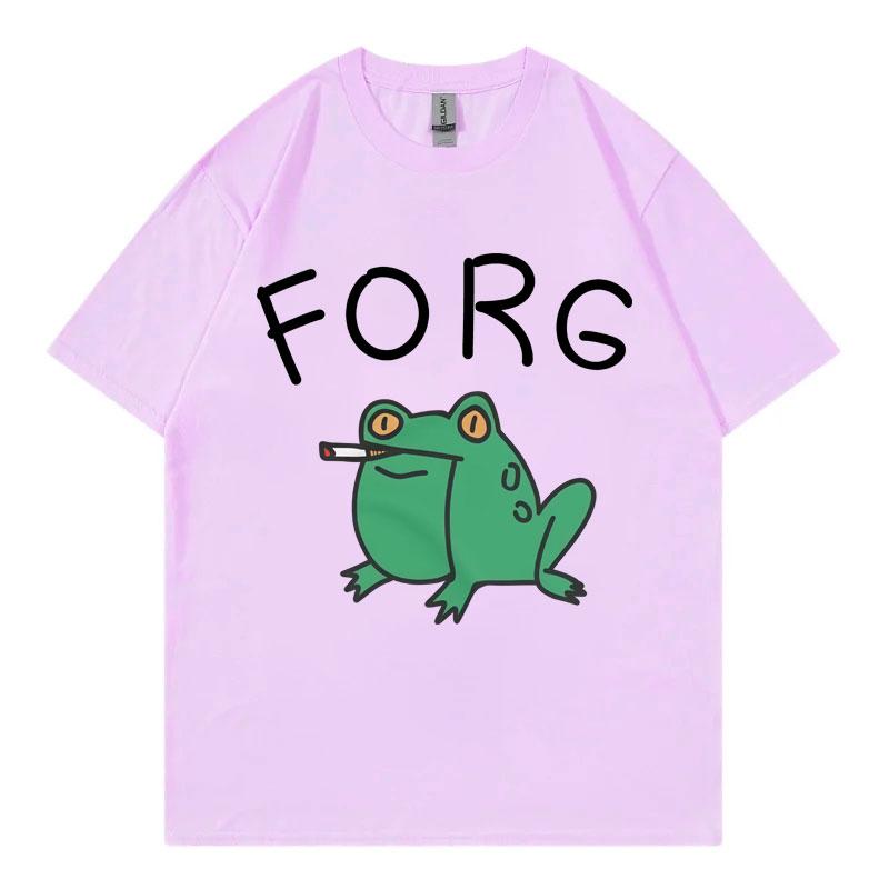 Funny Frog Meme Graphic T Shirts Men Women Clothing High Quality Fashion Short Sleeve Tshirt Summer Casual Loose Cotton T Shirt
