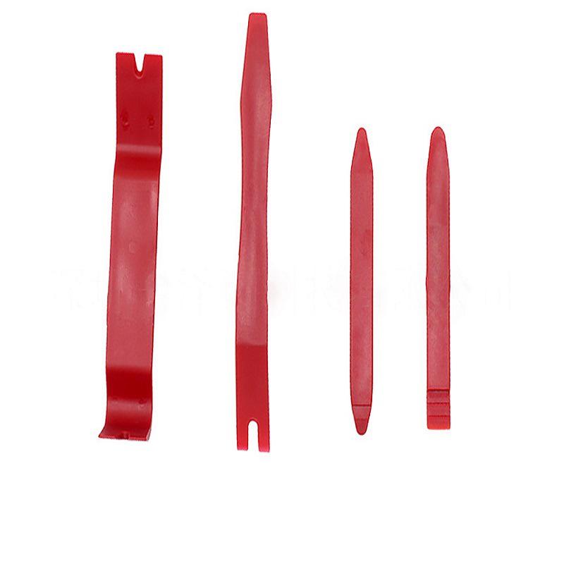 Car Interior Panel Pry Bar Set: 5-Piece Clip Remover & Screwdriver Tools - Blue