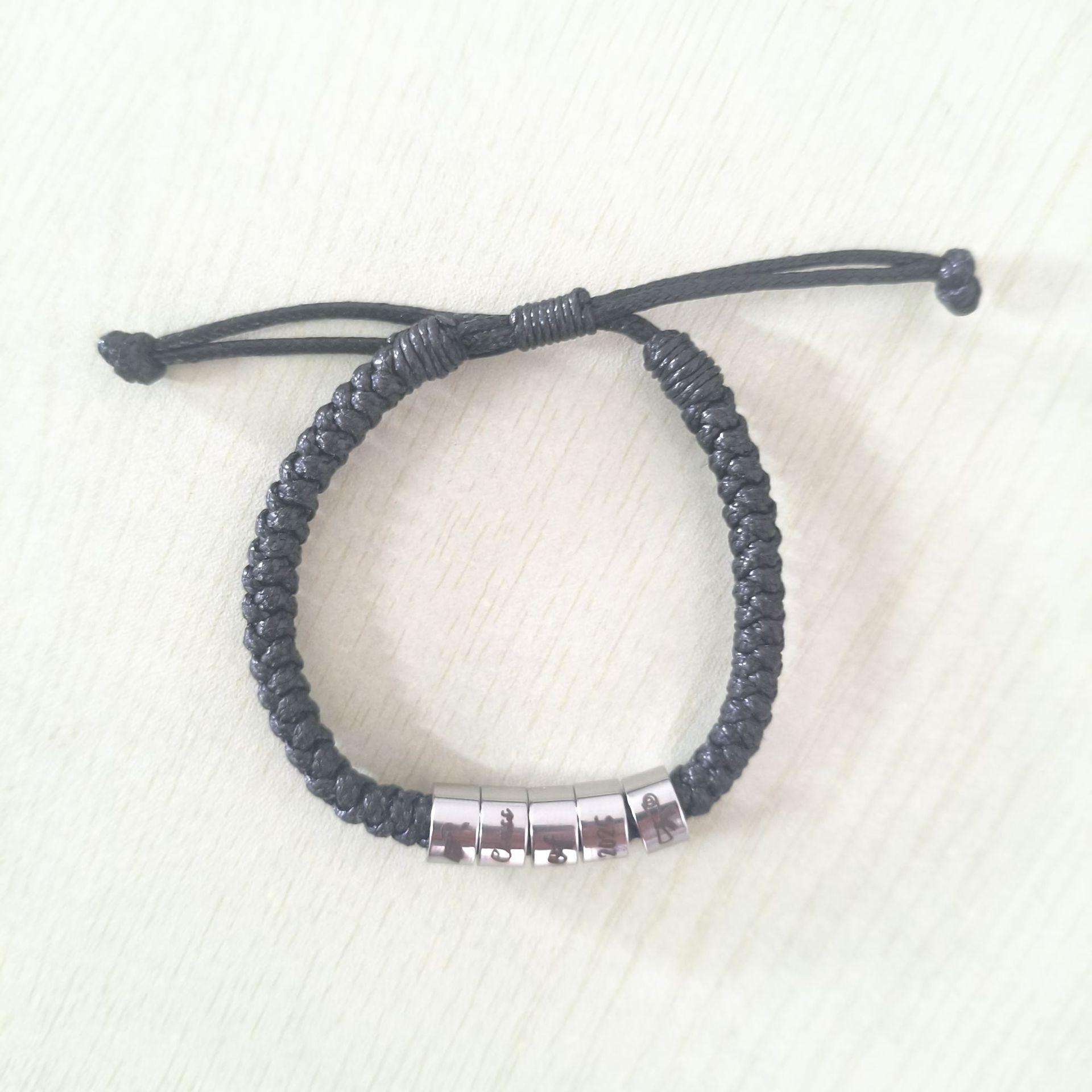 

JYL TS Bracelet Four-leaf Clover Design Feng Shui Luck & Elegance Black class of 2025 хаки