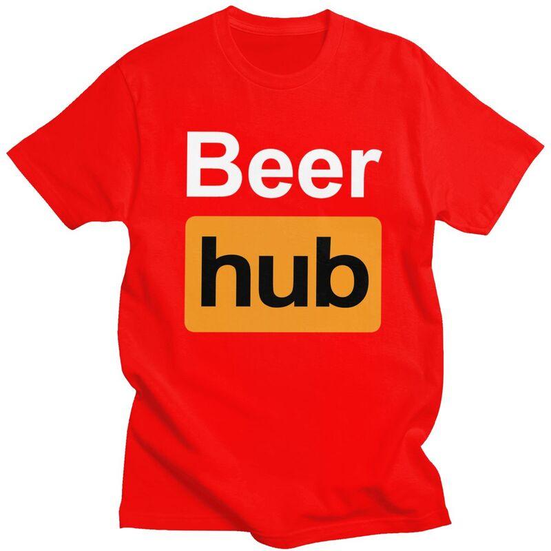 Custom Beer Hub T Shirt for Men Tshirt Casual Tee Beerhub Tshirts Clothing Gift