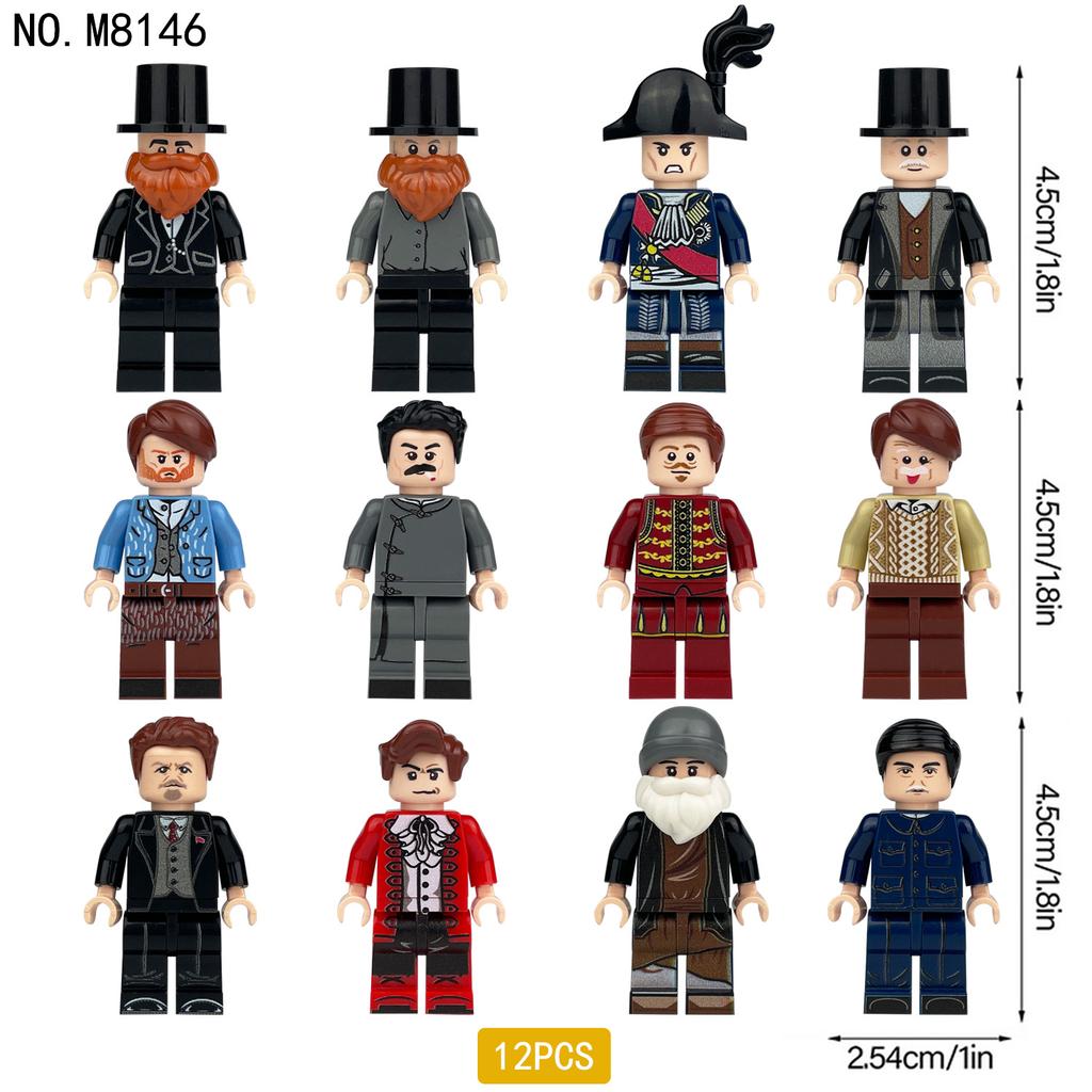 Compatible City Occupation Building Block Figurine Teacher Student Boy Girl Building Block Figurine Toy
