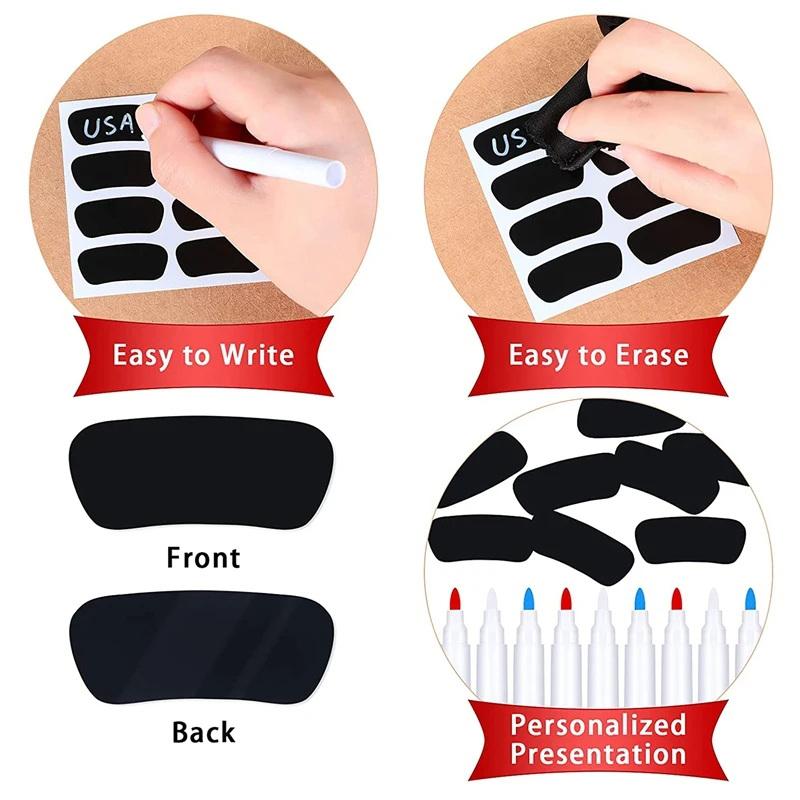 Baseball Eye Black Stickers 100Pcs Breathable Under Eye Football Strips Sports Eye Stickers For Girls Boys Adults Kids Sport