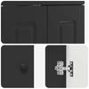Bathroom Vanity Unit Black Oak 56 x 37.5 x 81 cm Particleboard