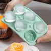 Food-Grade Silicone Ice Cube Tray with Lid