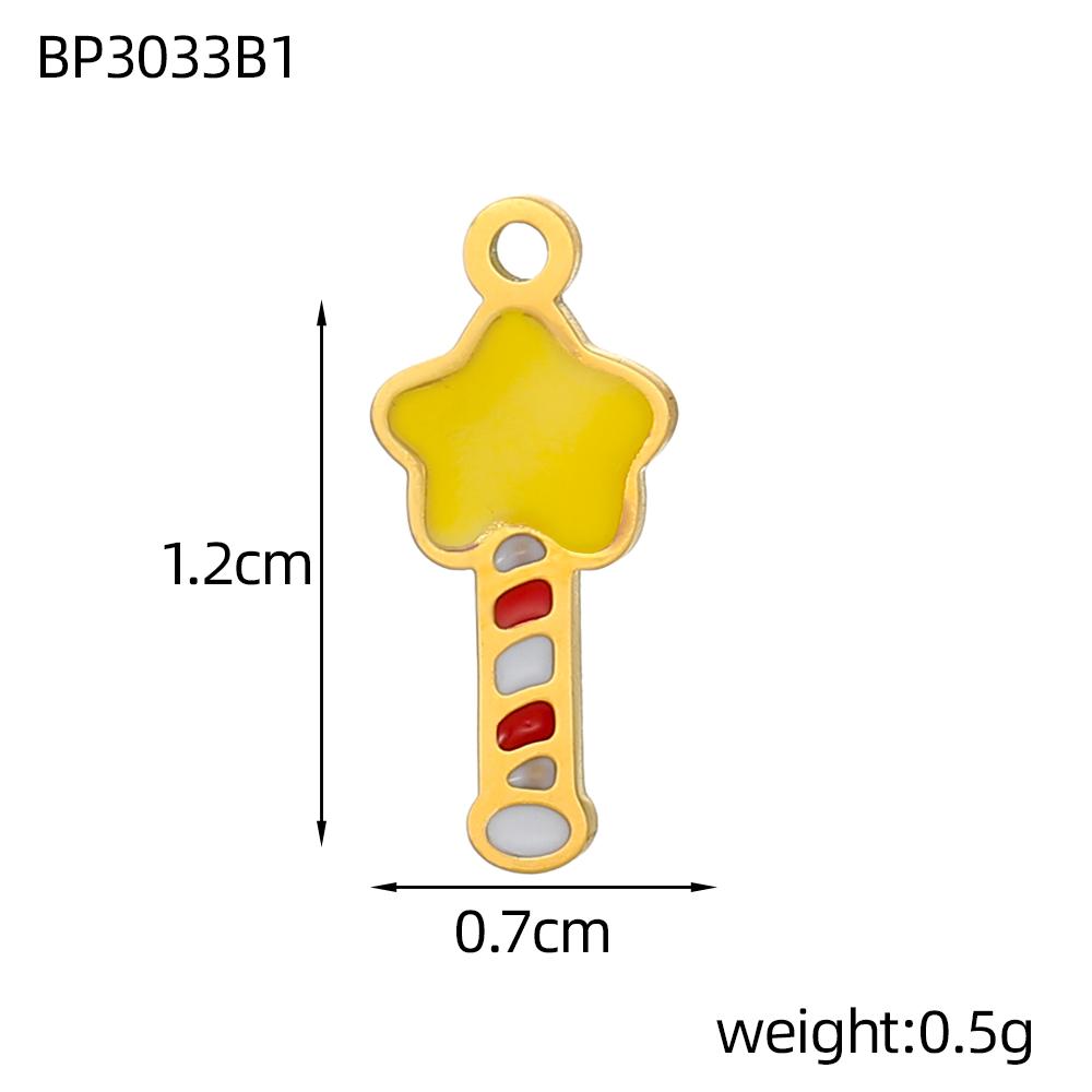 CARLIDANA 2PCS Manna High Quality Stainless Steel Emenal Flower Drinks Gold Color Non Tarnish Beach Ocean Charms for DIY Jewelry
