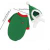 Festive Pet Costume with Hat | Soft Material Construction, Warm Coldcoldweather Gear, TwoPiece