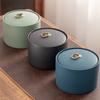 Ceramic Tea Can Teaware Sealed Storage Tank Pu Erh Tea Caddies Household Nut Food Storage Jar Tea Storage Bag Cans Kitchen