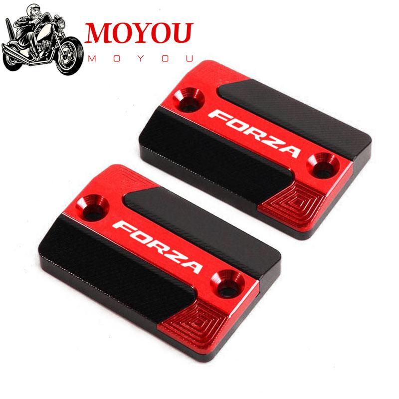 For HONDA Forza 350 FORZA350 Forza350 - Motorcycle Accessories Front Brake Reservoir Fluid Tank Cover Oil Cup