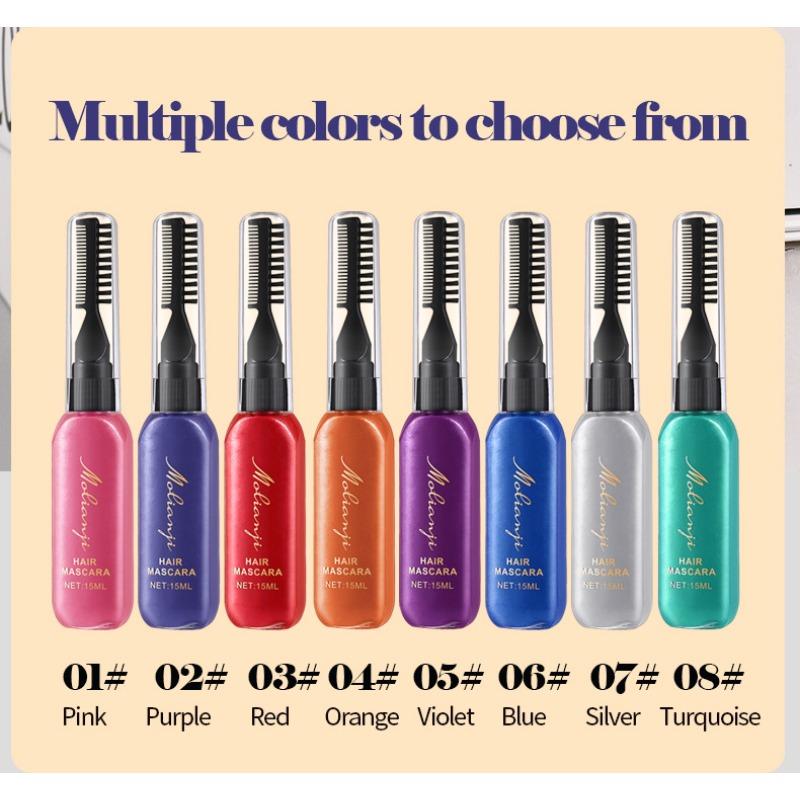 Disposable Hair Dye Hair Cream Plant Natural Whitening Dual-purpose Mascara