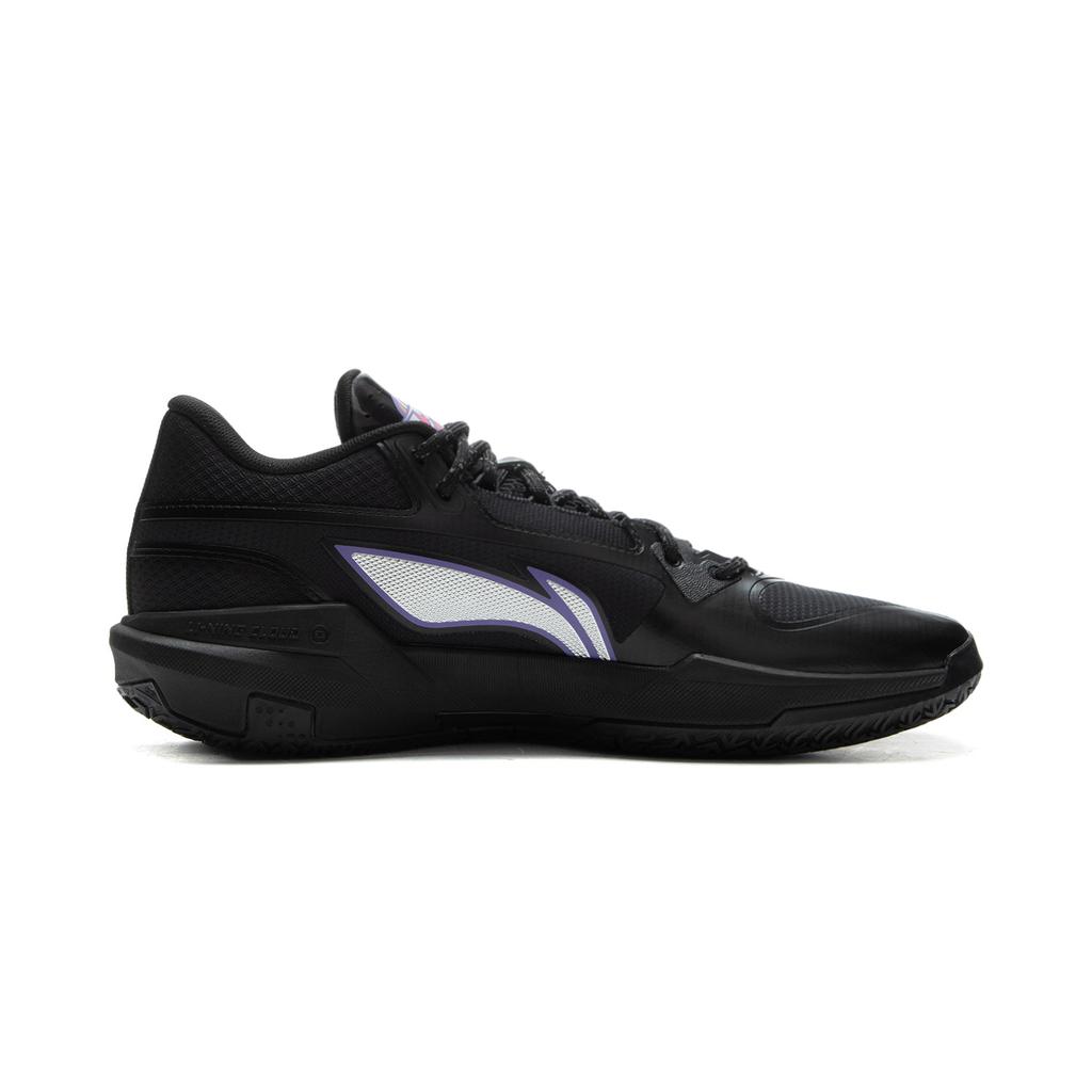 Li Ning Light Speed 3 Mid Basketball Shoes Men Sneakers Black Purple ABPV019-1