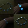 New Romantic Luminous Love Heart Stars Bracelet for Woman Glow In The Dark Charm Bracelet Girl Party Personality Jewelry Gifts