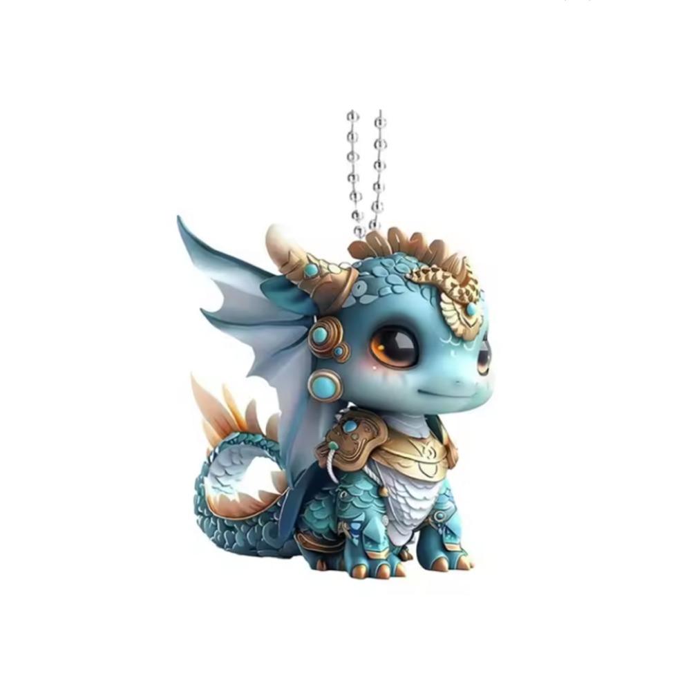 

Мультяшный акриловый кулон со знаком зодиака, подвеска с животным, плоская подвеска, брелок для машины, рюкзака, Рождество Style 10