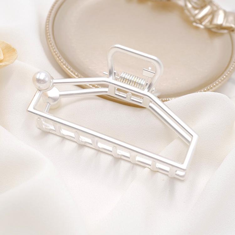 Unique Fashion Hair Accessories Ladies Geometric Metal Korean Hair Claw Clip