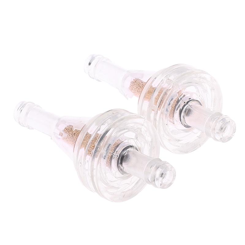 2Pcs 1/4"" 6Mm-7Mm Oil Inline Petrol Gasoline Gas Fuel Filter Cleaner Fit Motorcycle Dirt Bike Atv