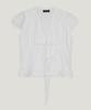 Geulouhaideu Copedi Satin Strap Short Sleeve Blouse_Ivory