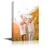 NWT Custom Canvas Prints with Your Photos for Family, Personalized Canvas Pictures for Wall To Print Framed 14x11 Inches