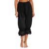 Womens Long Bloomers Loungewear Loose Harem Pants Elastic Waist Drawstring Medieval Style Midi Pants