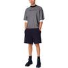 Armani Exchange SS24 Solid Logo Straight Leg Casual Shorts Men Shorts Navy 3DZSHH-ZJGGZ-15CX