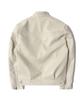 Qt8 Garments Rg Synthetic Leather Moto Jacket (Cream)