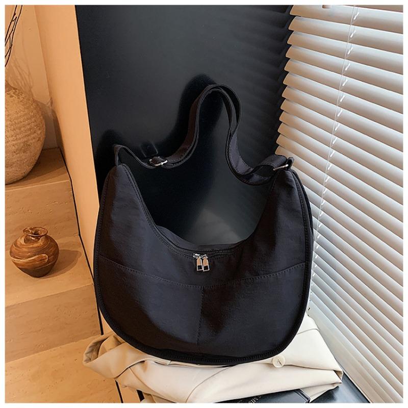 Canvas bag women's large-capacity new summer versatile niche shoulder messenger bag premium dumpling bag